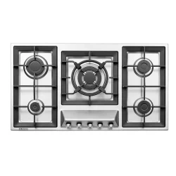 اجاق گاز صفحه‌ای 5 شعله استیل البرز مدل S-5960